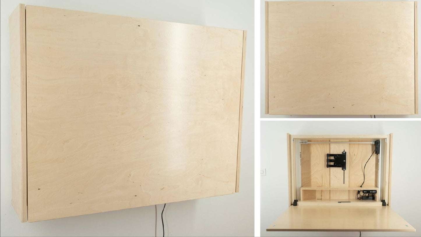 BIG wall mounted height adjustable workstation. Sample