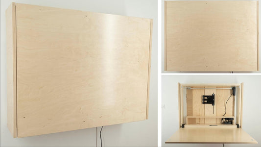 BIG wall mounted height adjustable workstation. Sample